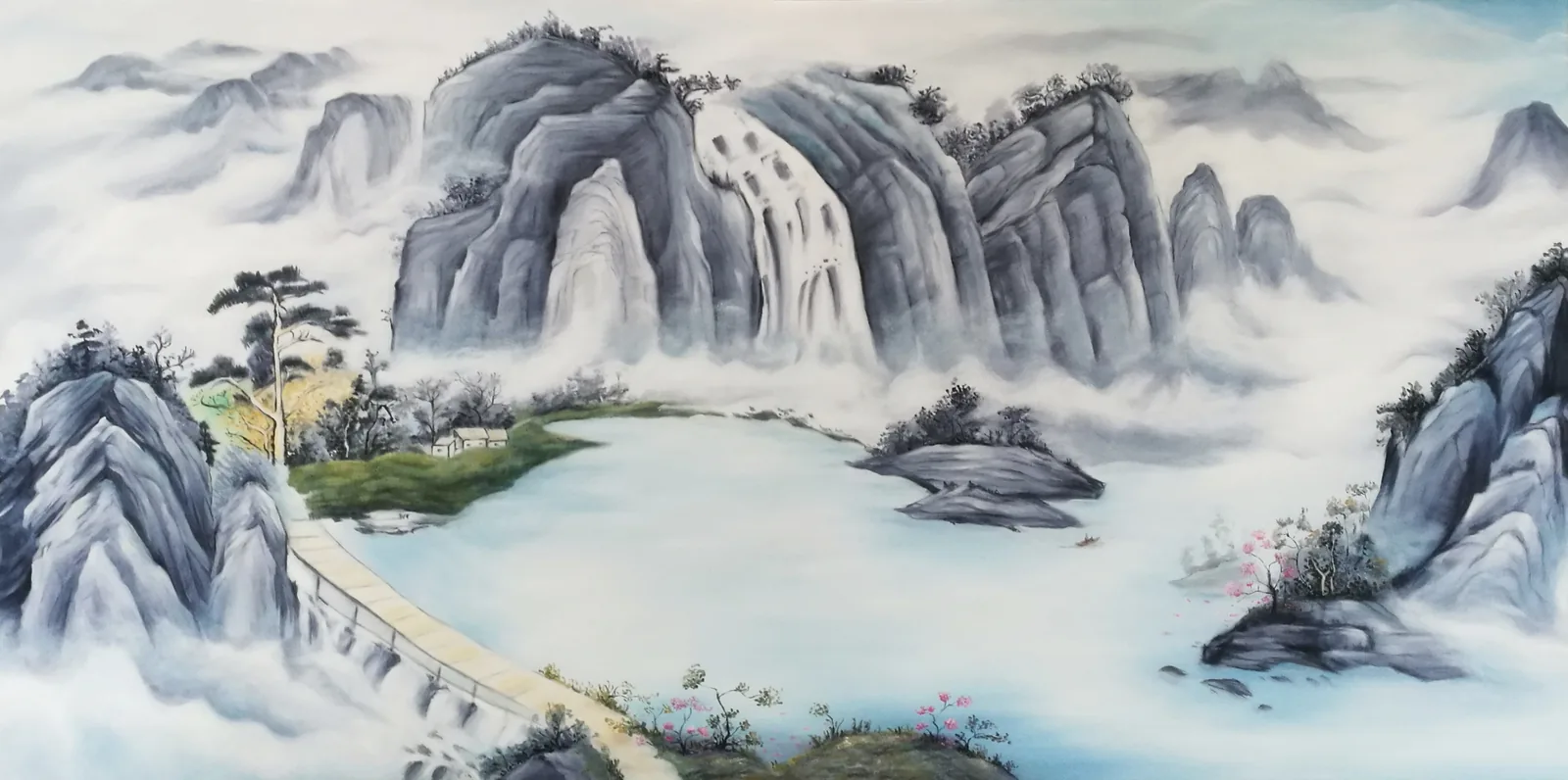 云山渡 · Misty Crossing