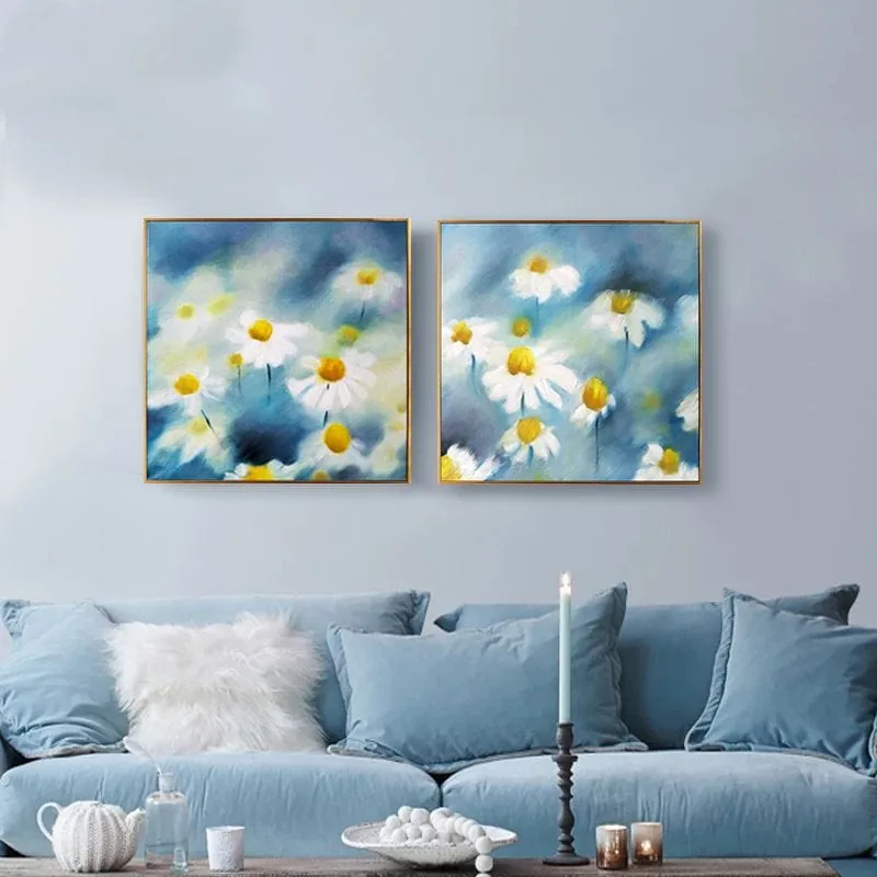 雏菊双联 · Daisy Diptych
