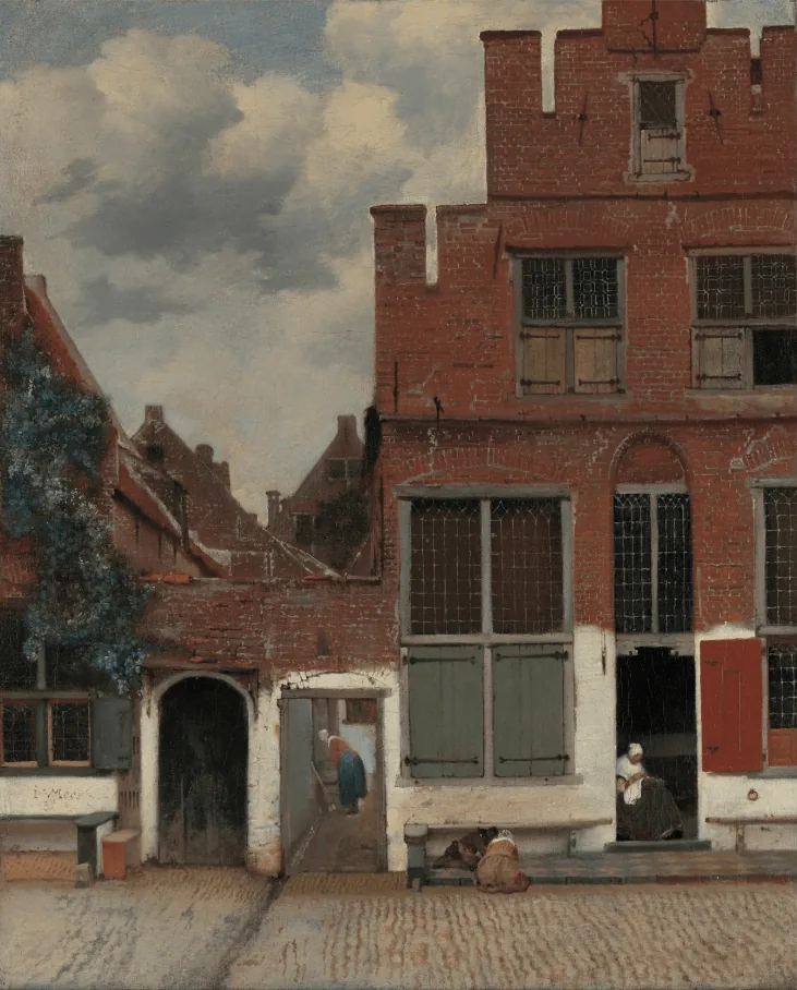 The Little Street by Johannes Vermeer (From the collection of Rijksmuseum)