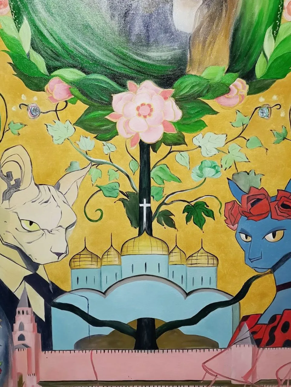 爱与温情 怪诞与华丽|超大画幅油画创作